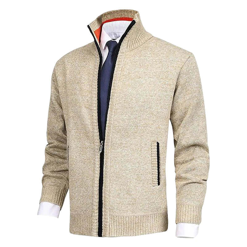 Herenvest Zachte Stof Elegant voor Alle Seizoenen