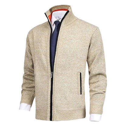 Herenvest Zachte Stof Elegant voor Alle Seizoenen