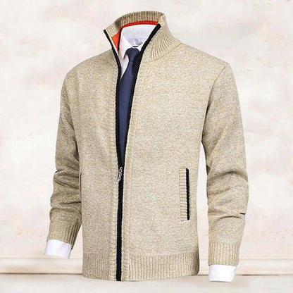 Herenvest Zachte Stof Elegant voor Alle Seizoenen