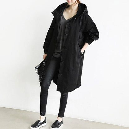 Trenchcoat Lange Stijl Vrouwen