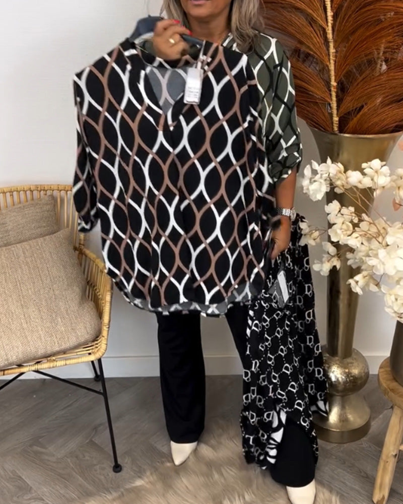 Dames Blouse Casual Losvallend Model