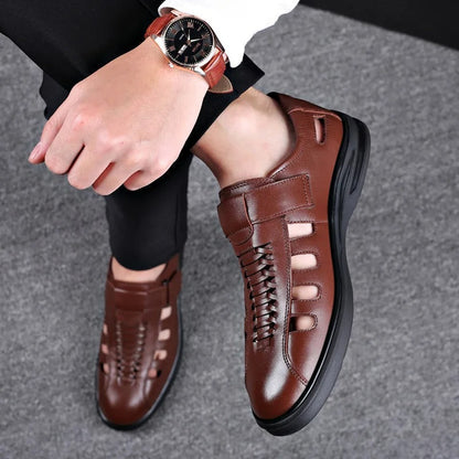 Rocco Sandalen Leren Elegante Zomer Sandalen voor Mannen