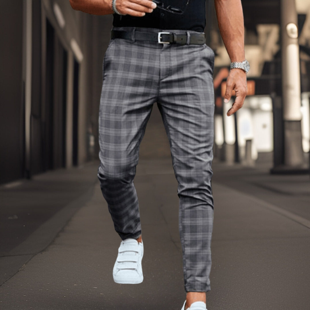 Heren Chino Broek Comfortabel Met Veel Zakken
