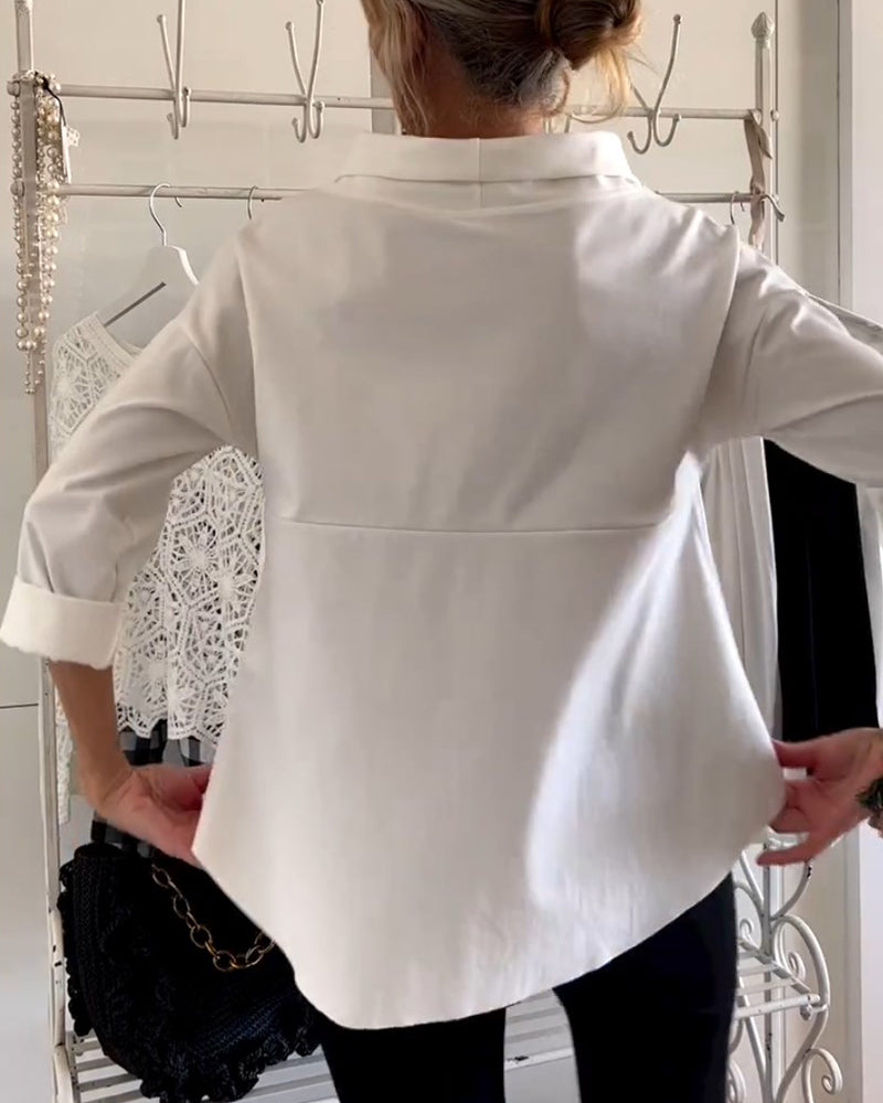 Elegante Vrouwentop van Luchtige Stof voor Feestelijke Gelegenheden