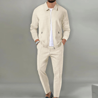 Heren Cardigan Set Klassiek Comfortabel Complete - StudioMarella
