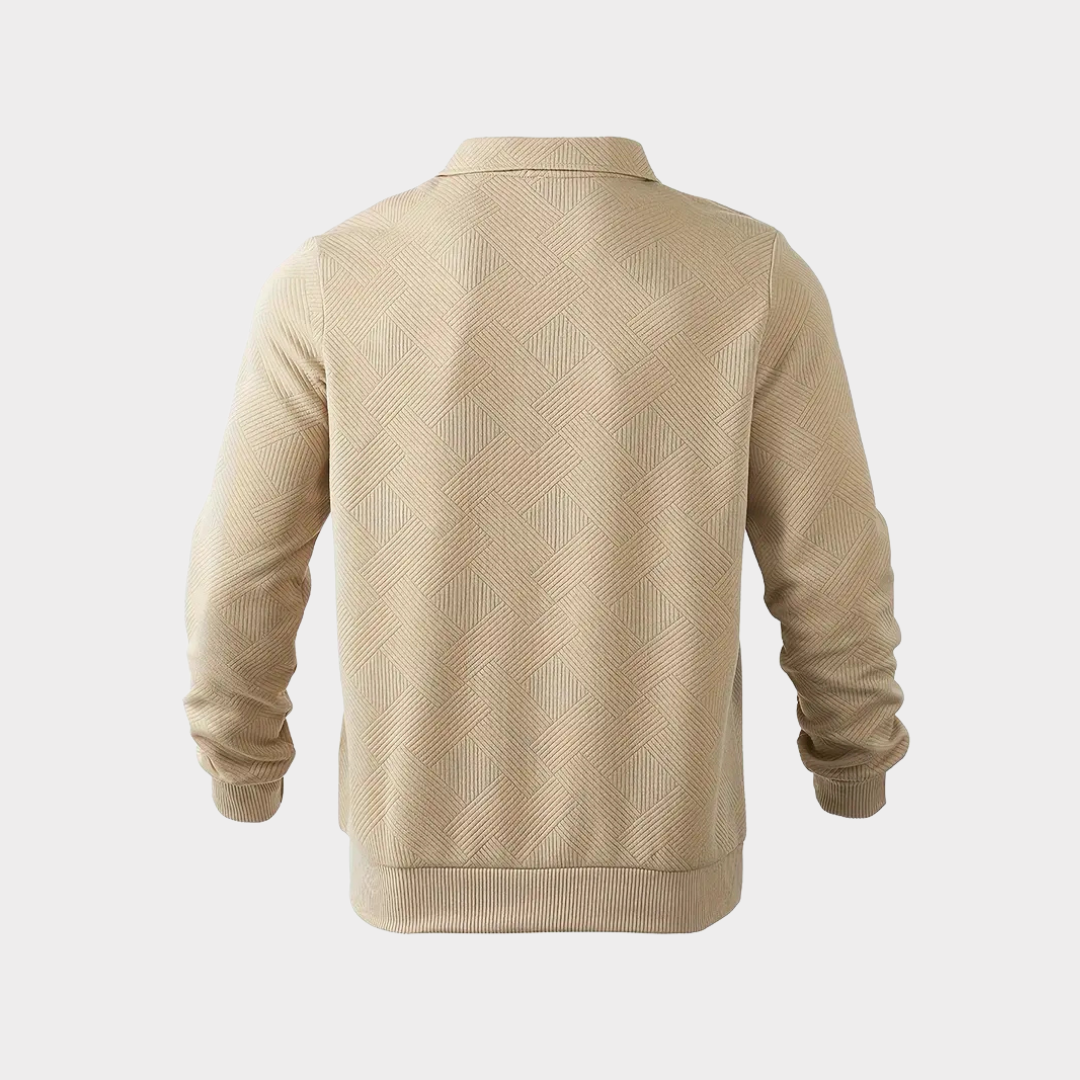 Premium Quarter Zip Trui voor Heren