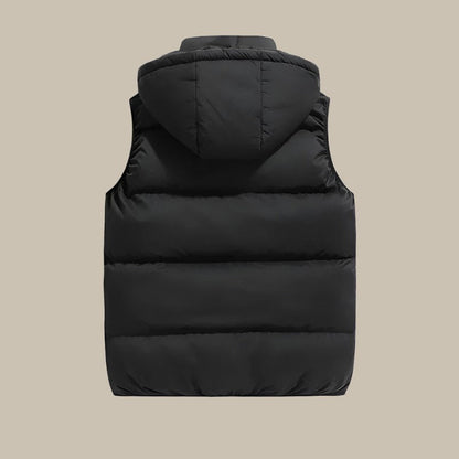 Heren Bodywarmer Met Capuchon Comfortabel Warm Isoleren
