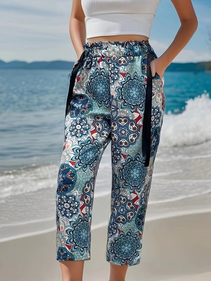 Elastische Broek Comfortabele Bohemian Stijl Della - StudioMarella