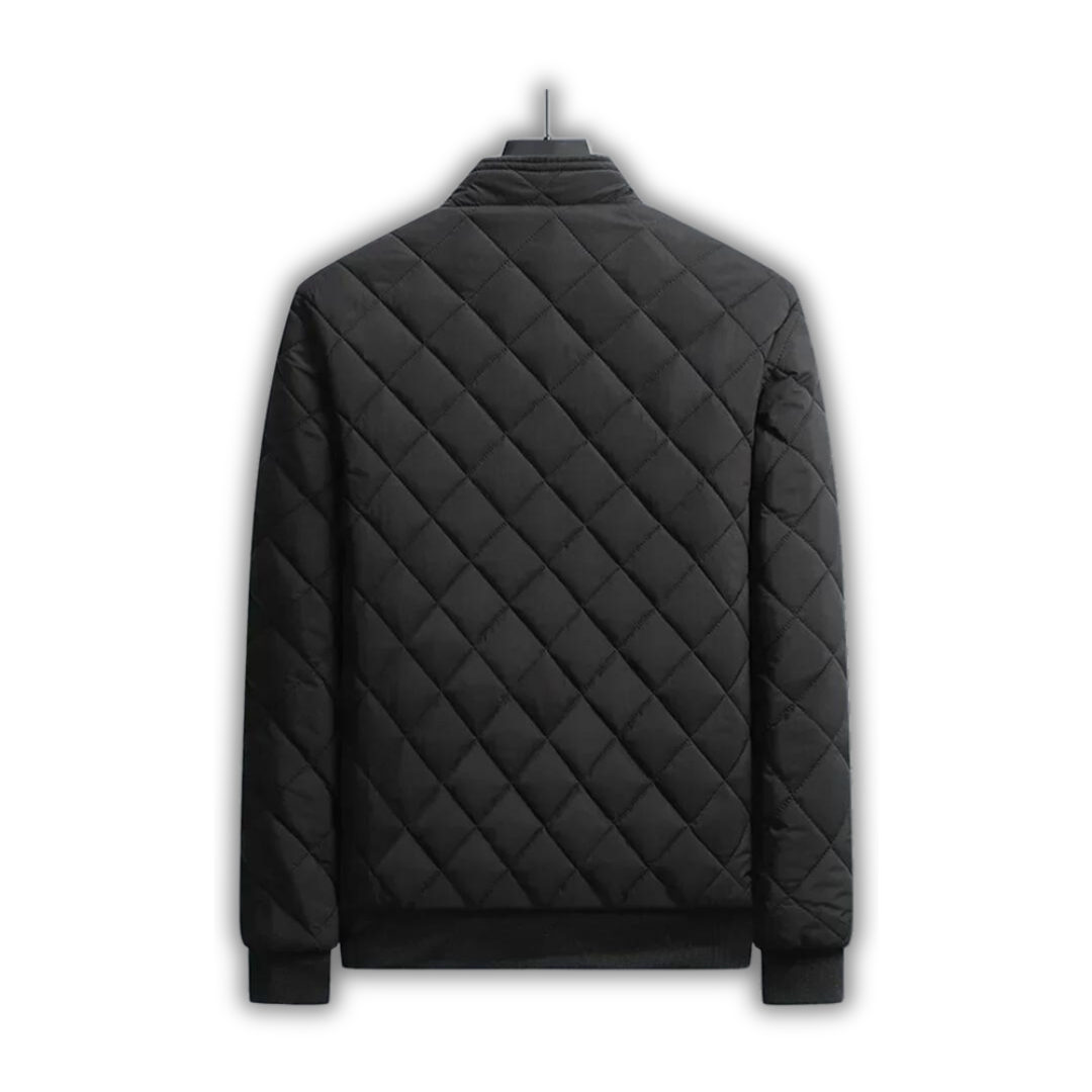 Heren Jas Gewatteerd Fleece Lining Warm en Comfortabel