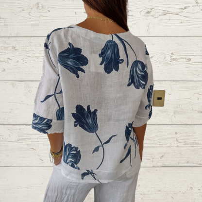 V-hals Blouse voor Vrouw