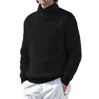 Heren coltrui Warm en Stijlvol Ribstructuur Wintercollectie