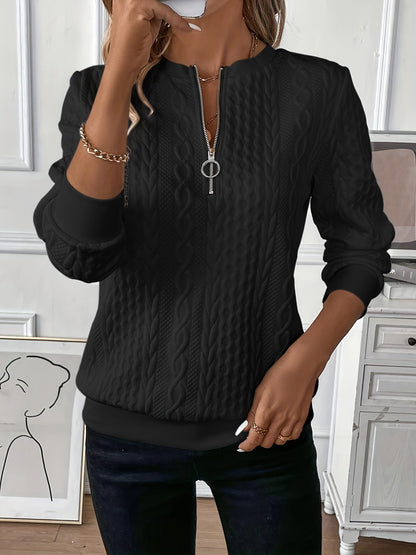 Amadea Fleece Trui Met Rits