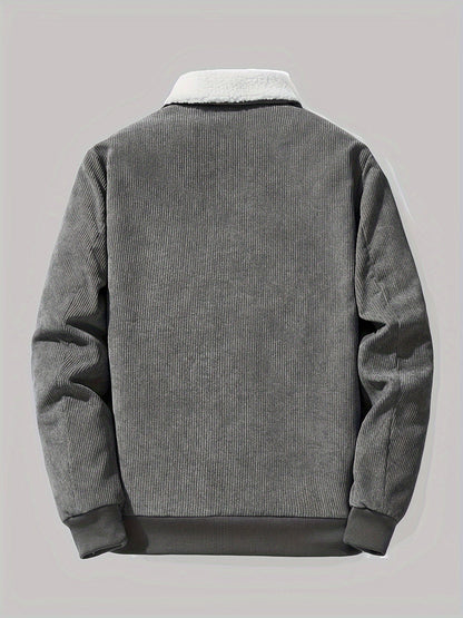 Warme Heren Winterjas met Reverskraag en Stijlvol Design