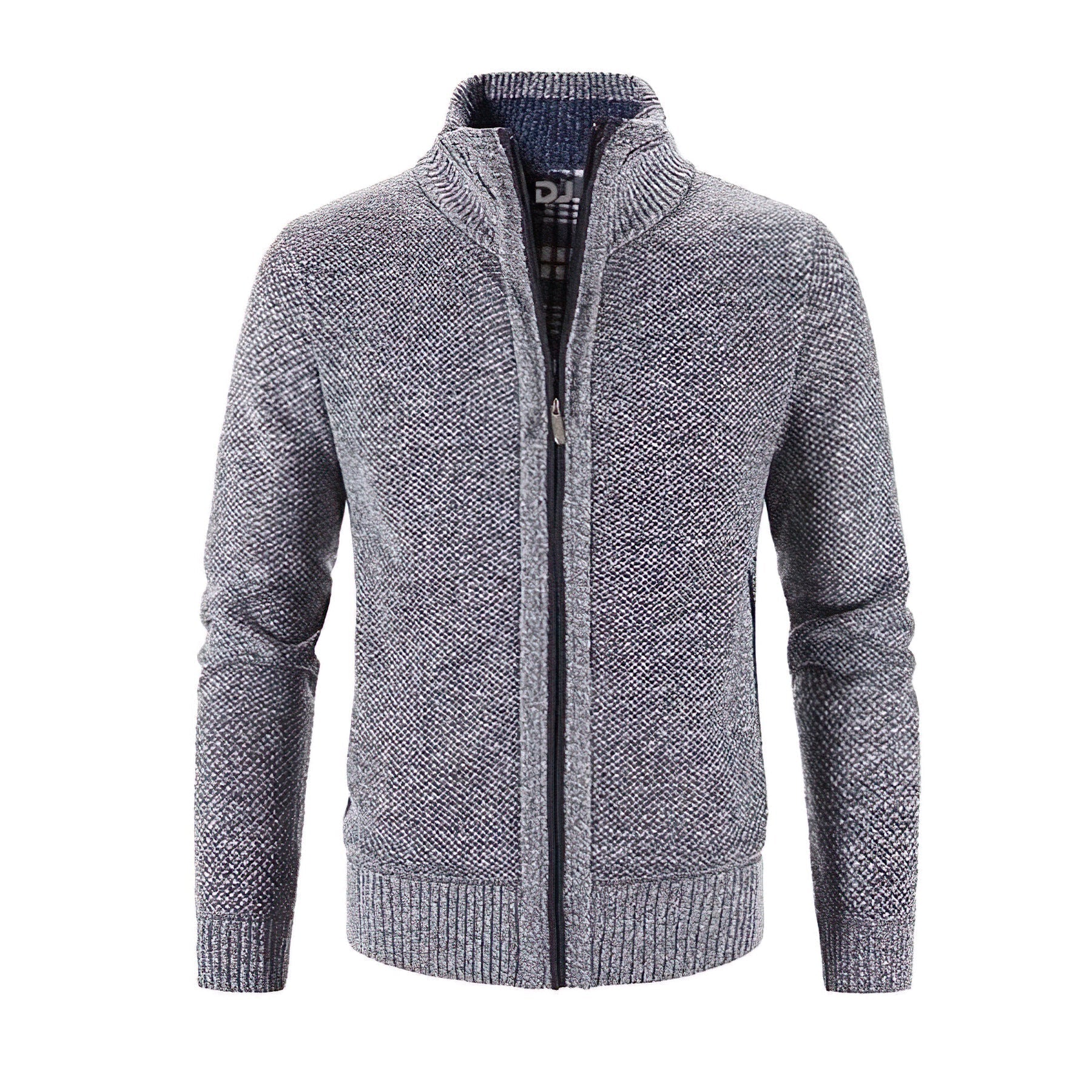 Heren Vest Grofgebreid Rits Vest Warm en Stijlvol - StudioMarella