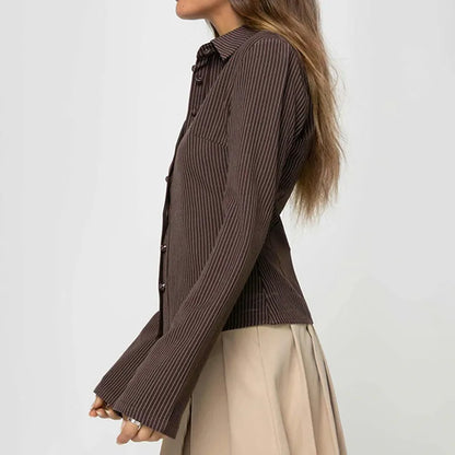 Retro Blouse Dames Elegante Vintage Stijl