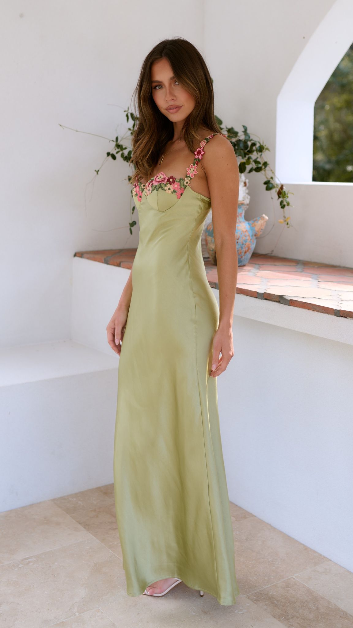 Elegante Maxi Jurk Bloemenprint voor Vrouw Feestelijke Gelegenheid