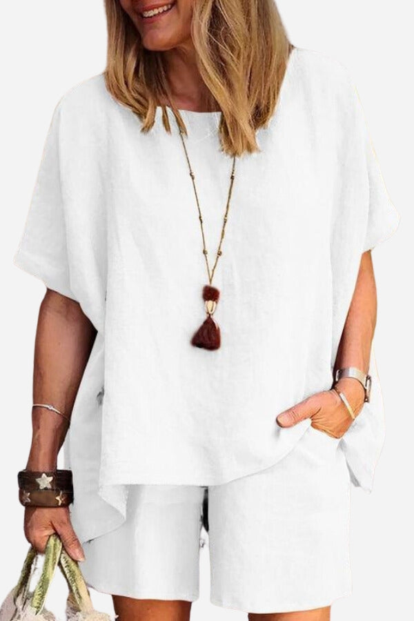 Vrouwelijke Zomer Set Blouse en Short