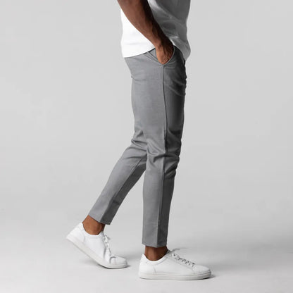 Rekbaar Chino Broek Heren Slim Fit Comfortabel