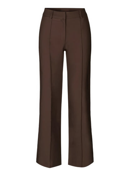 Wijde Pijpen Broek voor Vrouwelijk Comfortabel Chic