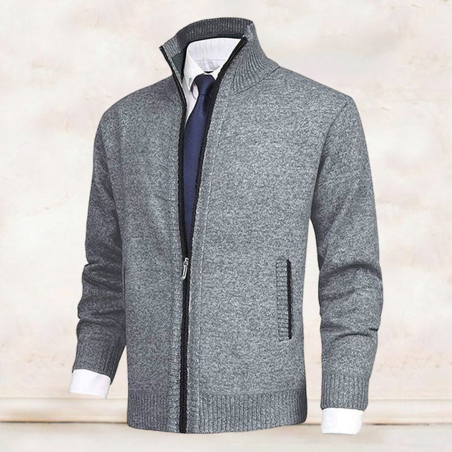 Heren Vest met Kraag - Stijlvol Blazer Design