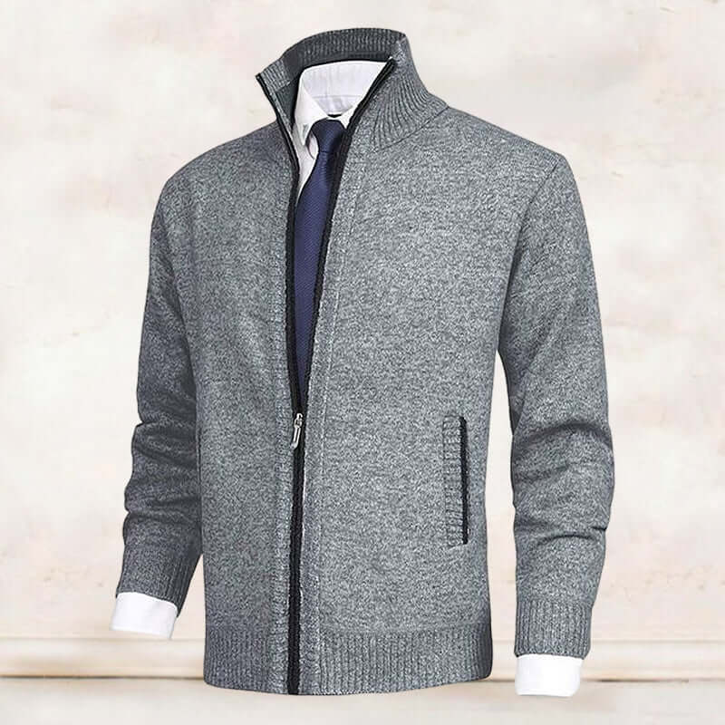 Herenvest Zachte Stof Elegant voor Alle Seizoenen