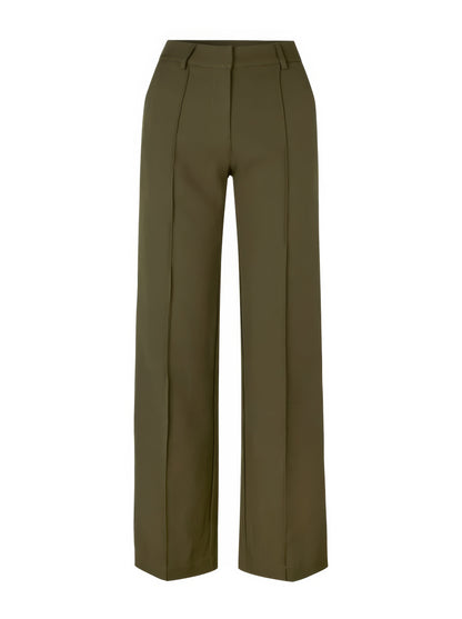 Wijde Pijpen Broek voor Vrouwelijk Comfortabel Chic
