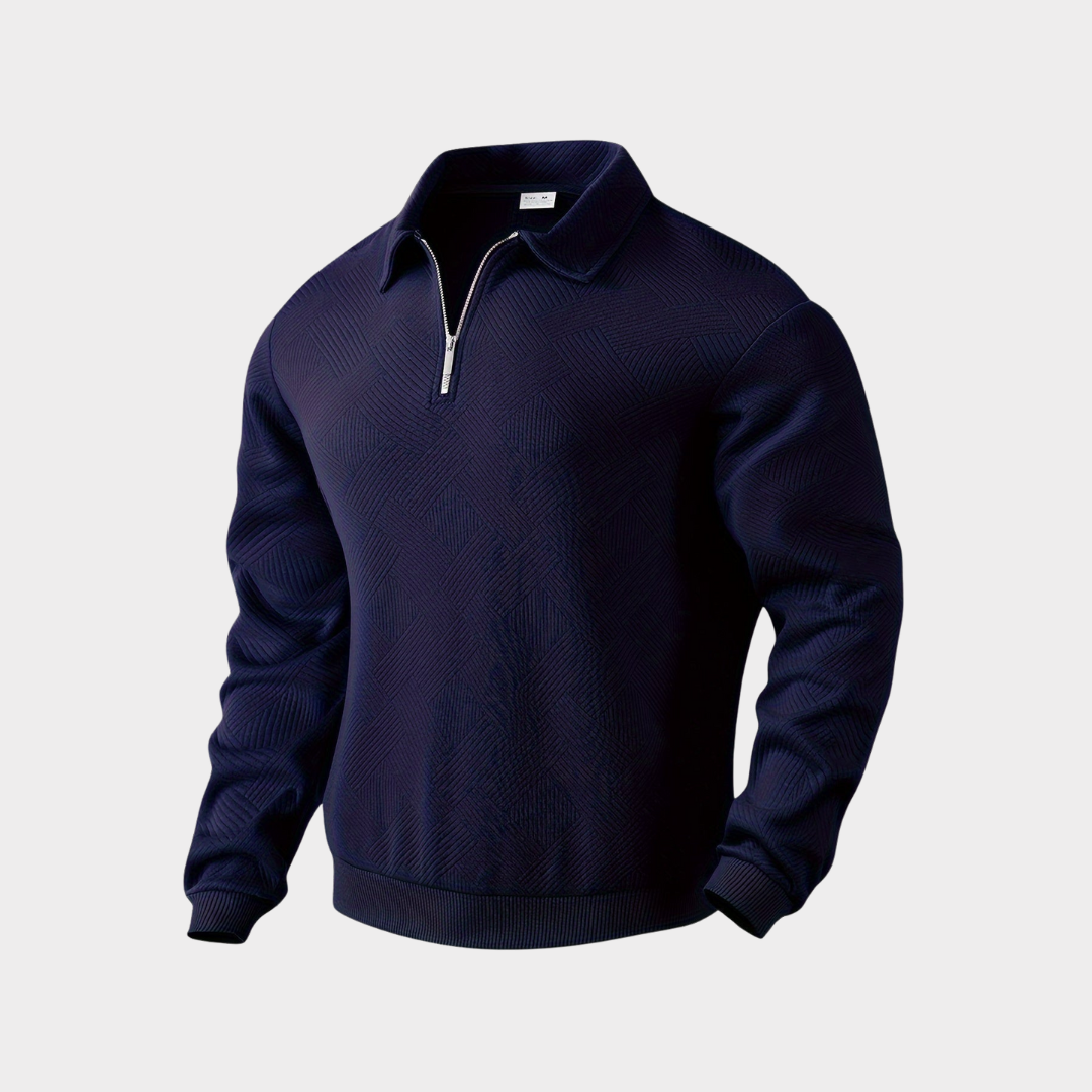 Premium Quarter Zip Trui voor Heren