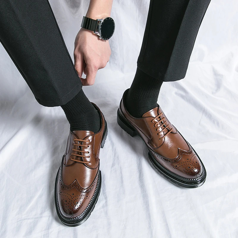 Heren Oxford Schoenen met Veters – Klassiek en Comfortabel voor Iedere Dag