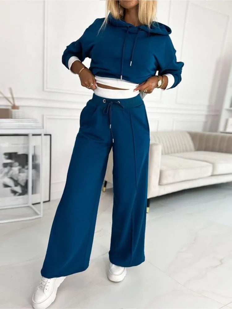 Dames Hoodie Set met Joggingbroek Zacht en Comfortabel