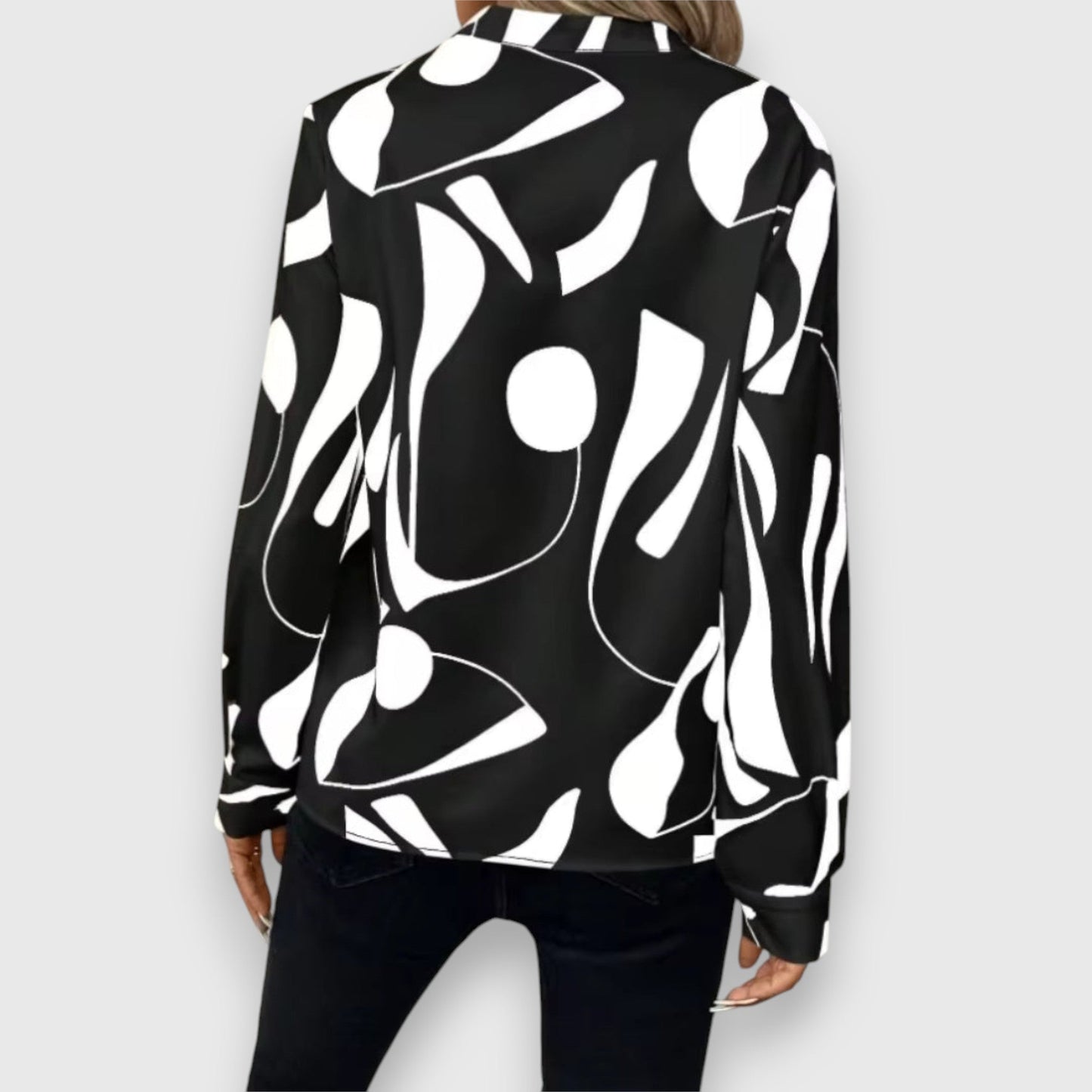 Dames Shirt Lange Mouwen Comfortabele Pasvorm