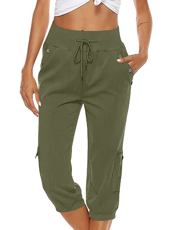 Dames Joggingbroek Elastisch Met Zakken Comfortabele Pasvorm