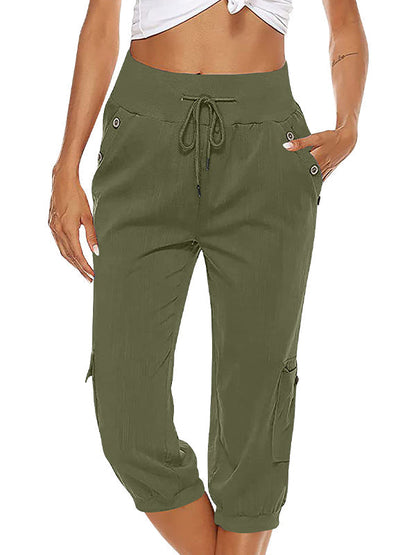 Dames Joggingbroek Elastisch Met Zakken Comfortabele Pasvorm