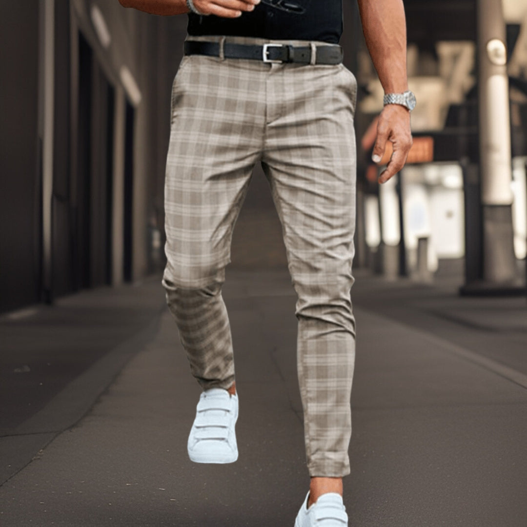 Heren Chino Broek Comfortabel Met Veel Zakken