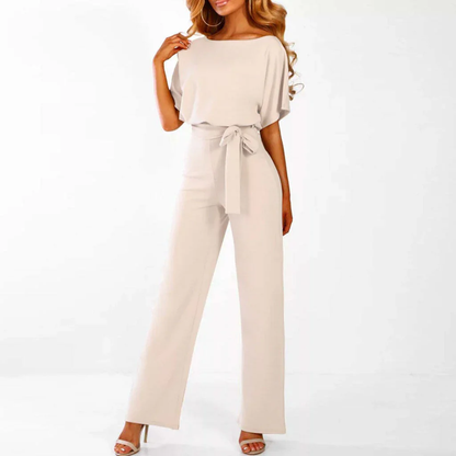 Laravie Jumpsuit Wijd Met Ceintuur Zomerjurk