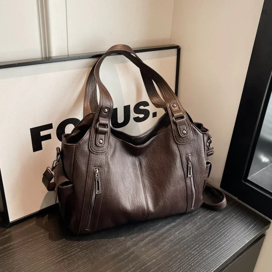 Schoudertas Reid Leren Shoulder Bag