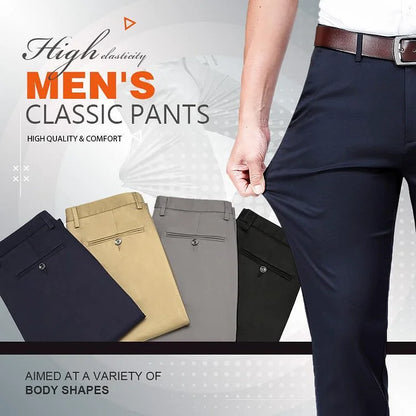 Elastische Herenbroek Stretch Pantalons Ralf