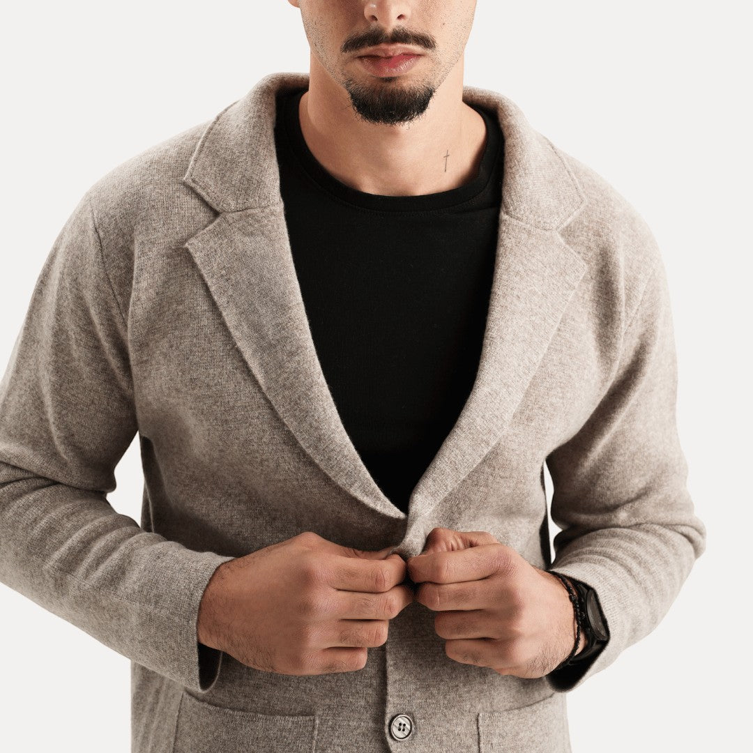 Giovanni Cardigan van Wol Modal Modern Design
