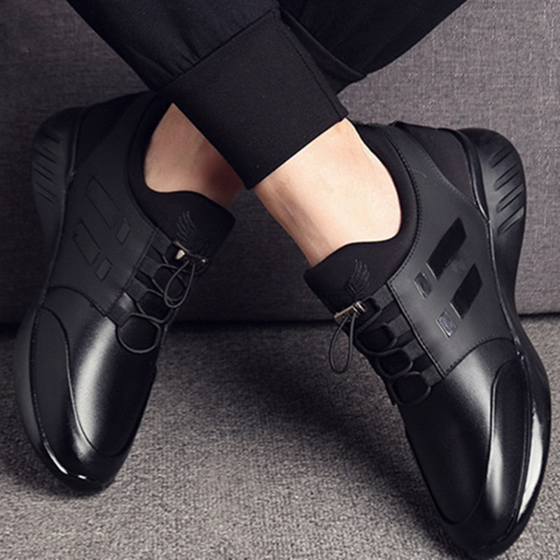 Leren Herenschoenen Comfortabel Orthopedisch Loopcomfort