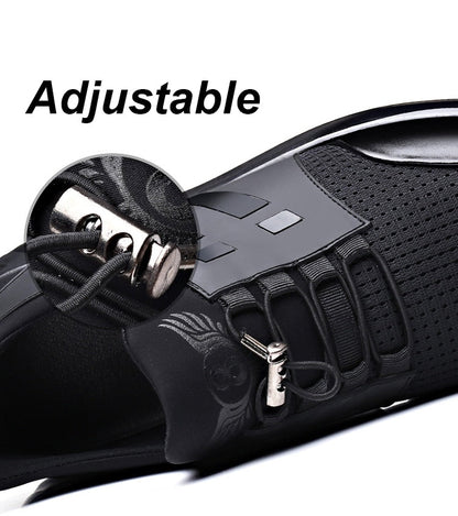 Leren Herenschoenen Comfortabel Orthopedisch Loopcomfort