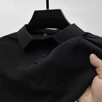 Heren Poloshirt Wit Zwart van Hoge Kwaliteit