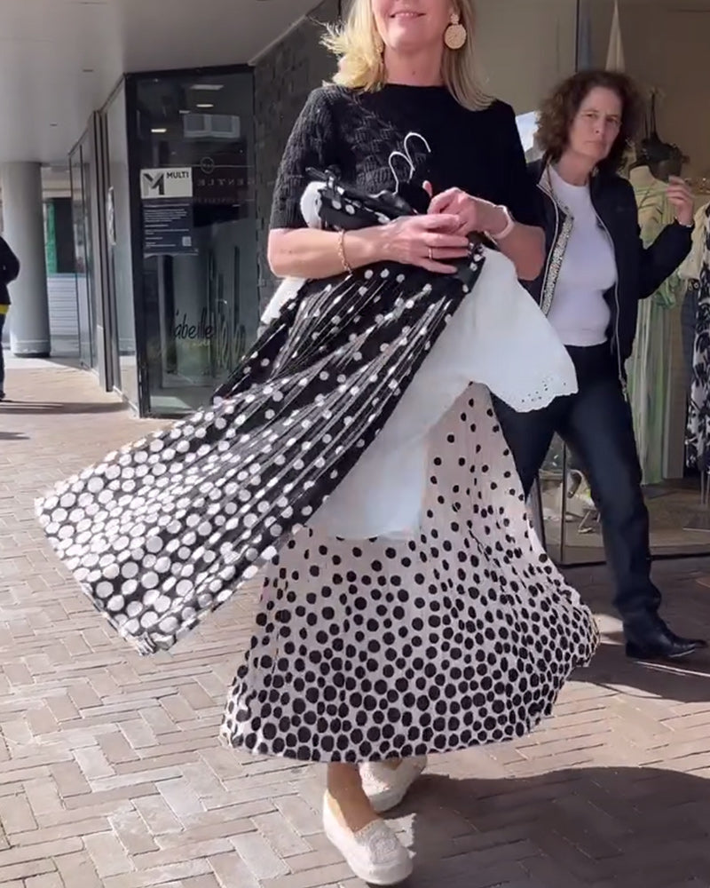 Elegante Rok Met Plooien