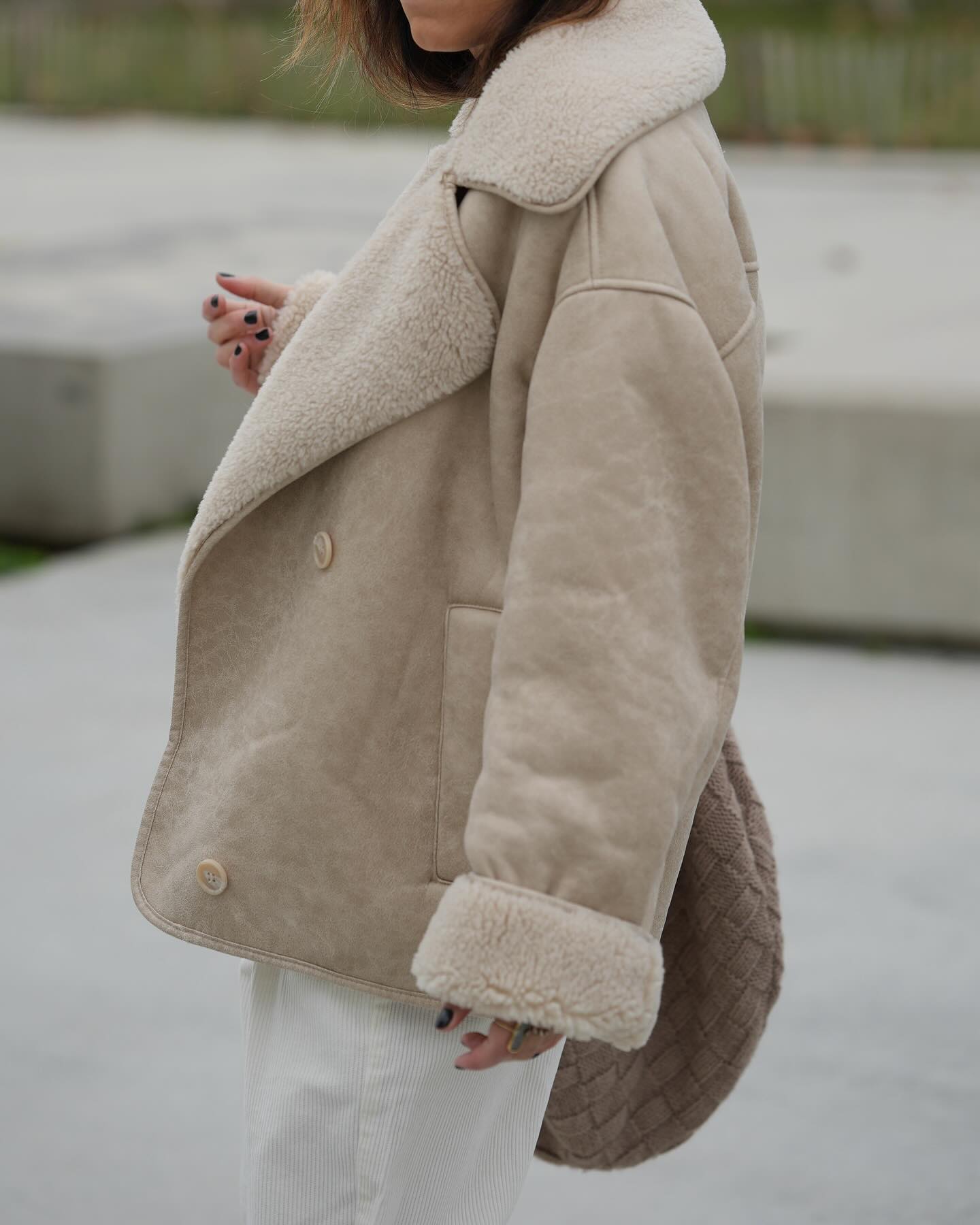 Biker Winterjas Teddy Voering Warm en Stoer
