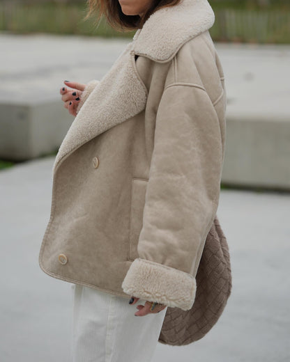 Biker Winterjas Teddy Voering Warm en Stoer