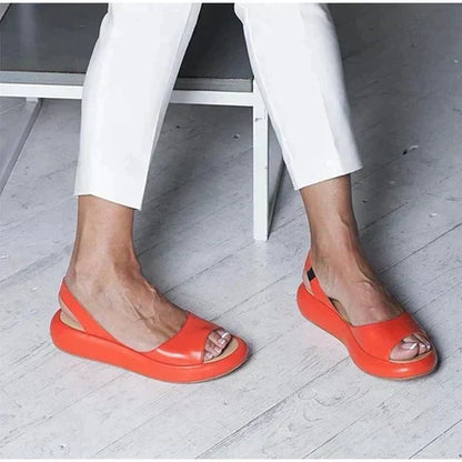 Vrouwen Sandalen Orthopedisch Comfortabel Peep Toe