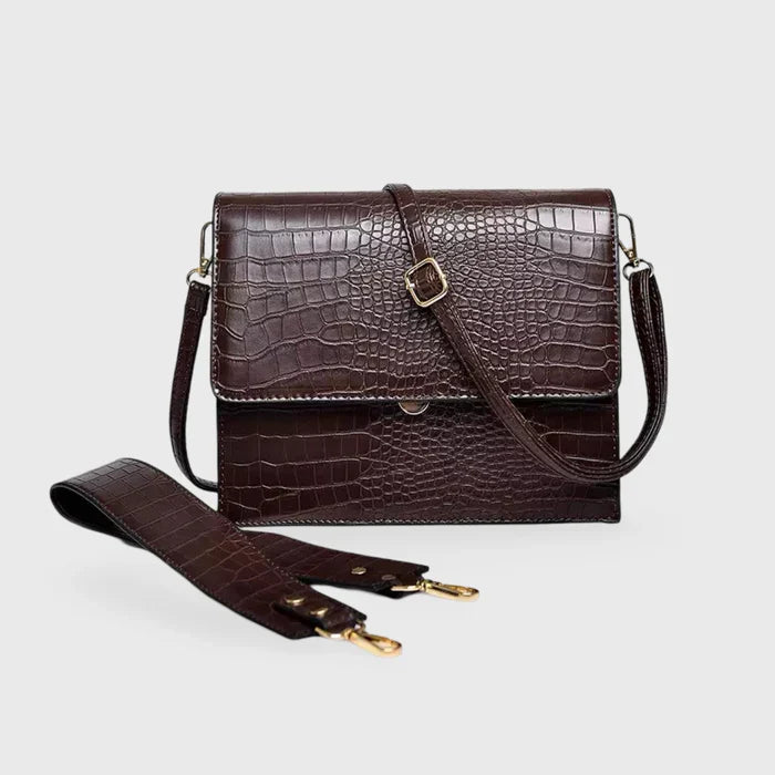 Schoudertas Crossbody Diek Maxi Croc Leer