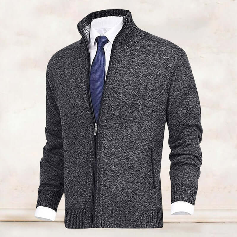Herenvest Zachte Stof Elegant voor Alle Seizoenen
