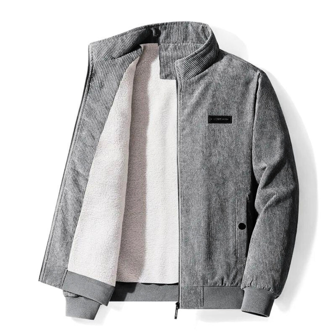 Waterdichte Heren Jas Corduroy Warm en Stijlvol voor Herfst Winter