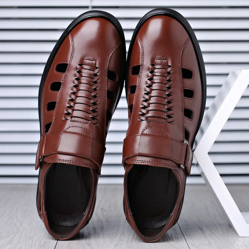 Rocco Sandalen Leren Elegante Zomer Sandalen voor Mannen