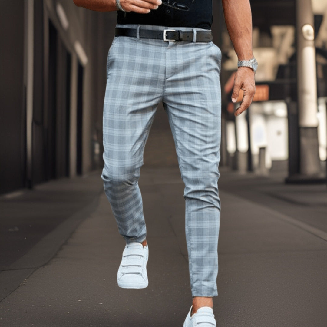 Heren Chino Broek Comfortabel Met Veel Zakken