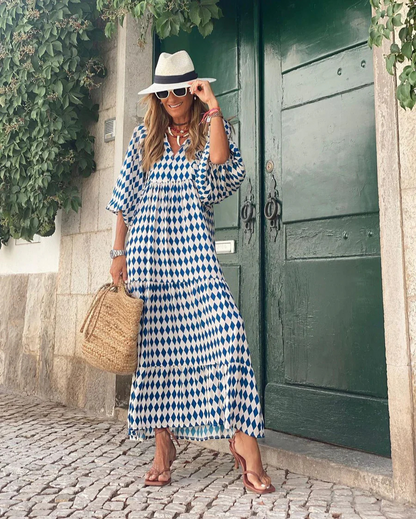Dames Maxijurk Boho Stijl Katoen